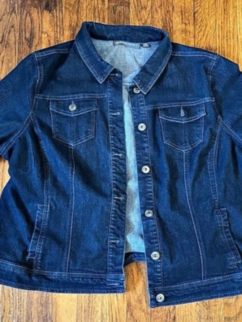 avenue denim Women's Denim Jacket Blue Size 2XL (22/24)